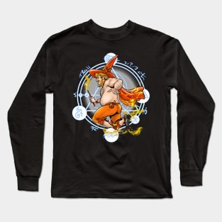 Witch Boy Fire Long Sleeve T-Shirt